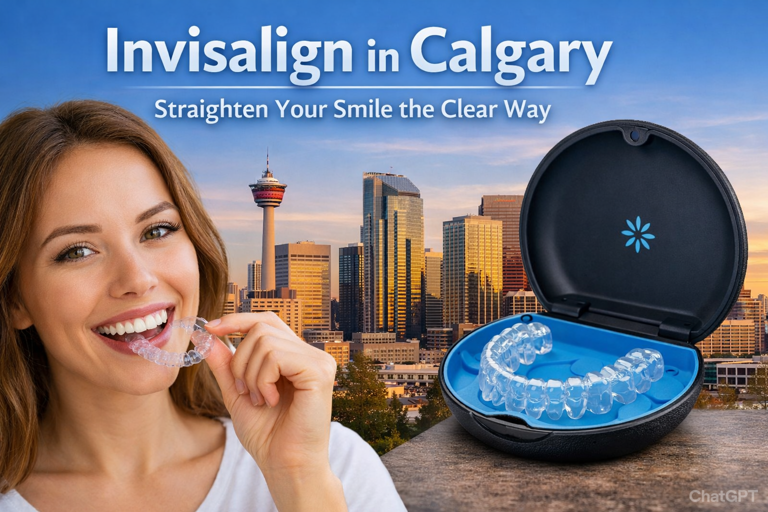 Invisalign in Calgary clear aligners treatment for straight teeth